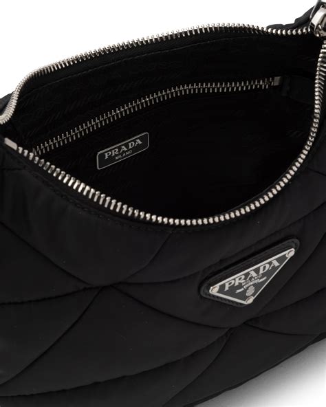 Prada padded nylon shoulder bag